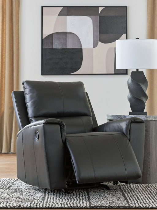 Glossmore - Rocker Recliner - Black - R&R Furniture Gallery (Fountain Valley, CA)
