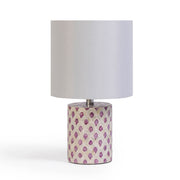 Merlot - Capiz Shell Table Lamp - Pink - R&R Furniture Gallery (Fountain Valley, CA)