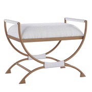 Nora - Bench - White - R&R Furniture Gallery (Fountain Valley, CA)