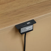 2 Drawer Nightstand With USB Charging - Brown - R&R Furniture Gallery (Fountain Valley, CA)