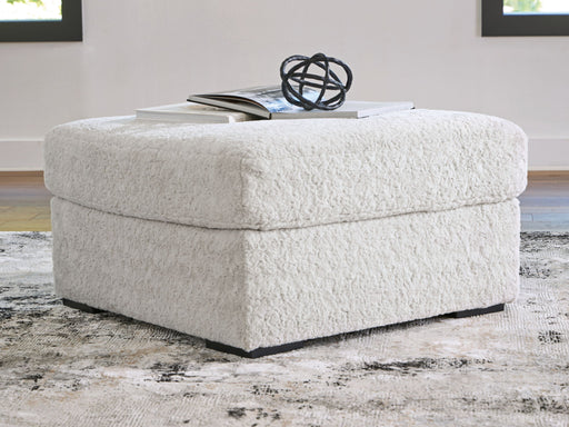Cuddle Plush - Oversized Accent Ottoman - Arctic - R&R Furniture Gallery (Fountain Valley, CA)