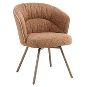 Lidi - Side Chair (Set of 2) - Rust Orange - R&R Furniture Gallery (Fountain Valley, CA)