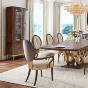 Camellia Field - Display Cabinet - Dark Brown - R&R Furniture Gallery (Fountain Valley, CA)