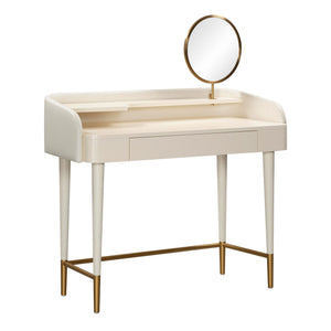 Penelope - Vegan Leather Wrapped Vanity Desk - R&R Furniture Gallery (Fountain Valley, CA)