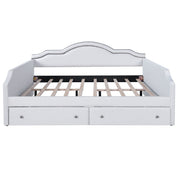 Upholstered Daybed With LED Lights And 2 Drawersme - R&R Furniture Gallery (Fountain Valley, CA)