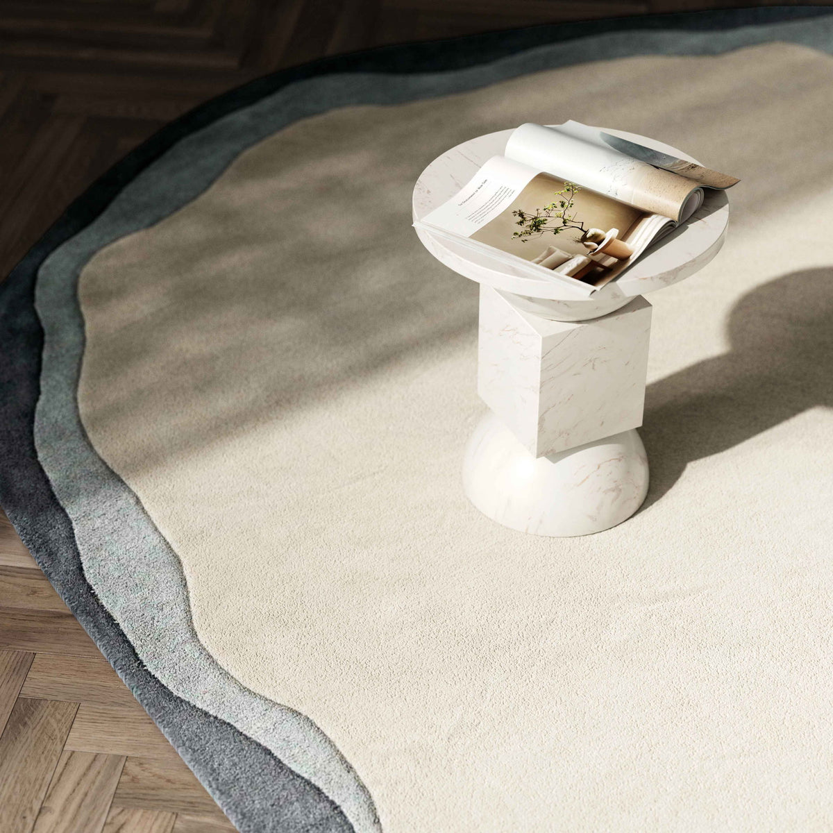 Tarba - Organic Floor Rug - R&R Furniture Gallery (Fountain Valley, CA)