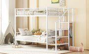 Bunk Bed With Lateral Storage Ladder And Wardrobe - R&R Furniture Gallery (Fountain Valley, CA)