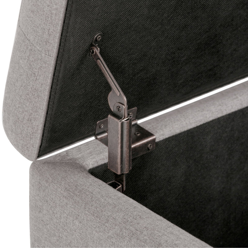 Cosmopolitan - Upholstered Storage Ottoman - R&R Furniture Gallery (Fountain Valley, CA)