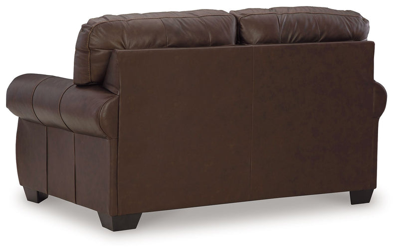 Colleton - Loveseat - Dark Brown - R&R Furniture Gallery (Fountain Valley, CA)