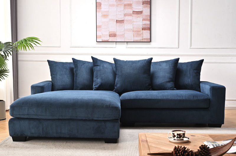 Luxe - Oversized 2 Piece Sectional Couches For Living Room, L Shaped Sofa With Chaise - R&R Furniture Gallery (Fountain Valley, CA)
