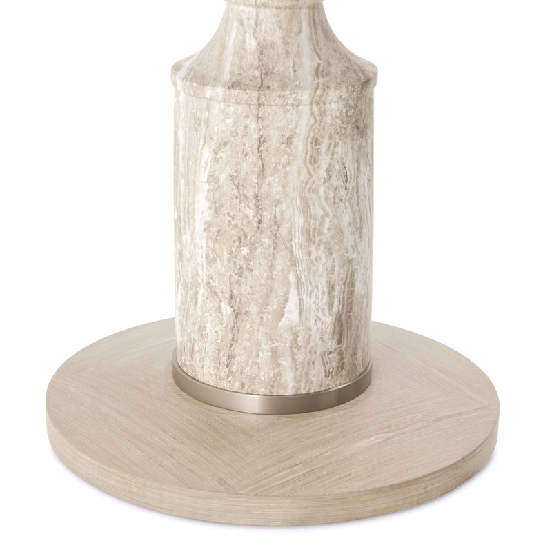Lotus Bay - 40" Round Gathering Table - Sand - R&R Furniture Gallery (Fountain Valley, CA)