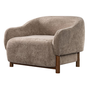 Modern Accent Chair With Recessed Arms And Tight Back