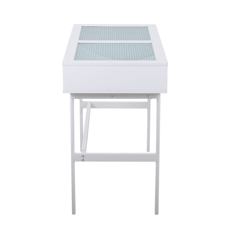Lumi Source Emery contemporary console table with sleek design and wooden finish, ideal for entryways or living rooms.