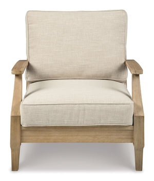 Clare View - Lounge Chair w/Cushion  - Beige - R&R Furniture Gallery (Fountain Valley, CA)