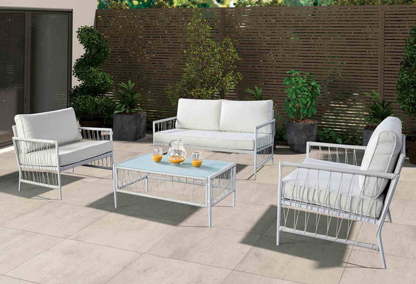 Shomari - 4 Pc. Wicker Sofa Set