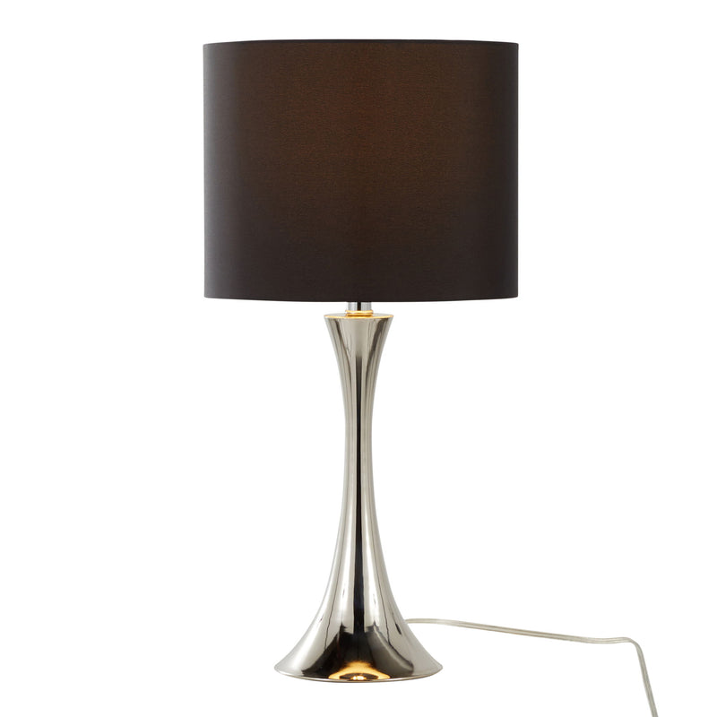 Lumi Source Lenuxe modern table lamp set with sleek, contemporary design, featuring two stylish lamps on a wooden surface.