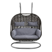 Vasant - 52" Hanging Chair - Fabric & Wicker - R&R Furniture Gallery (Fountain Valley, CA)