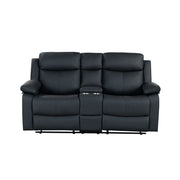Blanche - Console Reclining Loveseat With LED Lights And Speakers - R&R Furniture Gallery (Fountain Valley, CA)