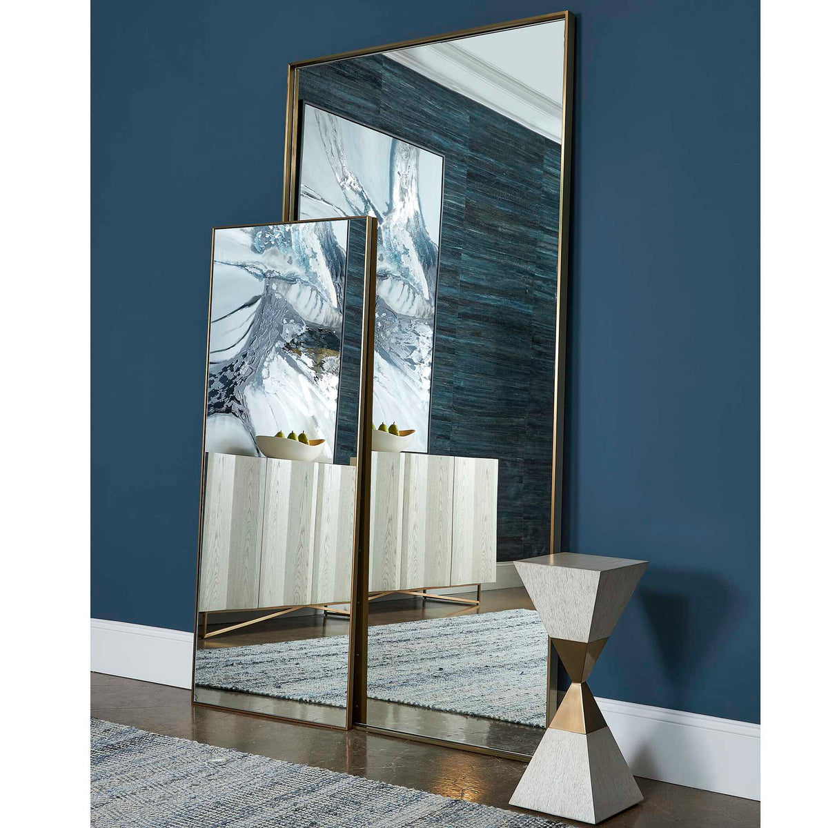 Bradley - Mirror - Brass