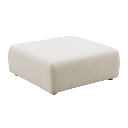 Hangover - Linen Ottoman - Cream - R&R Furniture Gallery (Fountain Valley, CA)