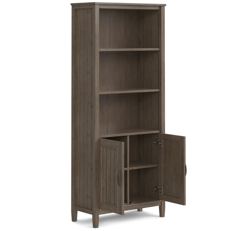 Lev - Bookcase - Smoky Brown - R&R Furniture Gallery (Fountain Valley, CA)