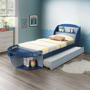 Neptune II - Twin Bed - Gray / Navy - R&R Furniture Gallery (Fountain Valley, CA)
