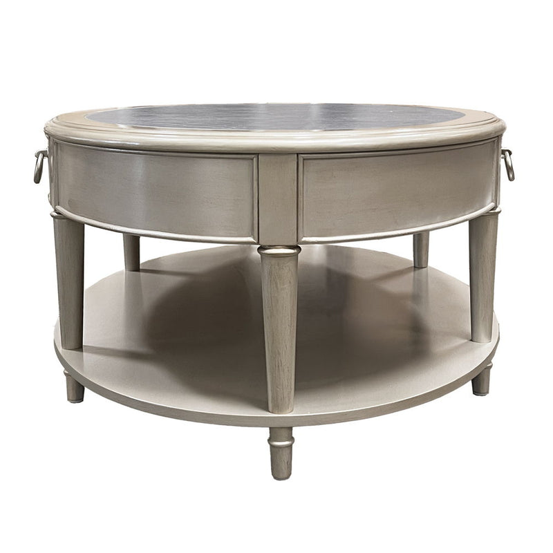 Kasa - Coffee Table - Sintered Stone Top & Champagne - R&R Furniture Gallery (Fountain Valley, CA)