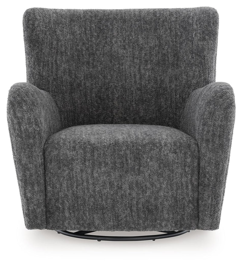 Rowenburg - Swivel Glider Accent Chair - R&R Furniture Gallery (Fountain Valley, CA)