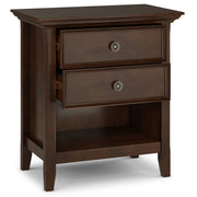 Amherst - Bedside Table - Russet Brown - R&R Furniture Gallery (Fountain Valley, CA)
