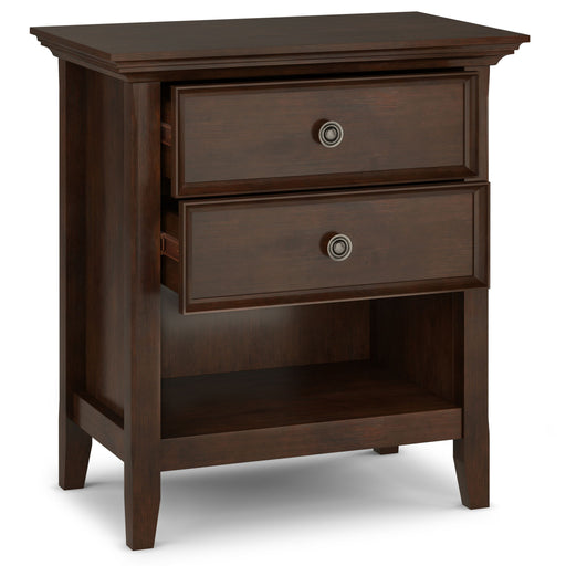 Amherst - Bedside Table - Russet Brown - R&R Furniture Gallery (Fountain Valley, CA)