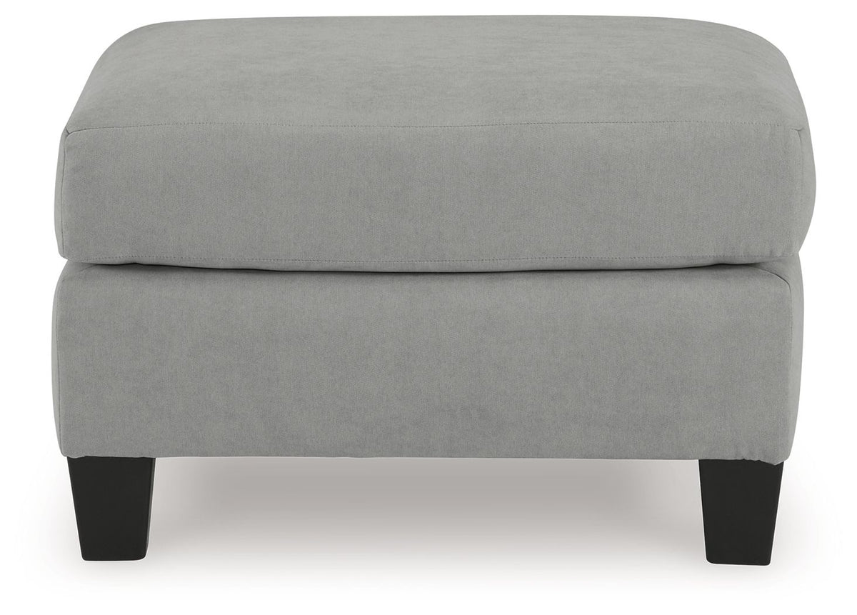 Adlai - Ottoman - Shadow - R&R Furniture Gallery (Fountain Valley, CA)