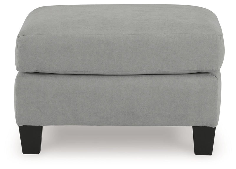 Adlai - Ottoman - Shadow - R&R Furniture Gallery (Fountain Valley, CA)
