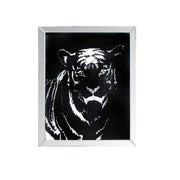 Talisha - Wall Art - Mirrored & Faux Crystal Tiger - R&R Furniture Gallery (Fountain Valley, CA)