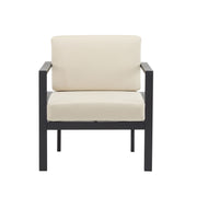 Modern Outdoor Lounge Chair With Aluminum Frame And Weather Resistant Cushions - R&R Furniture Gallery (Fountain Valley, CA)