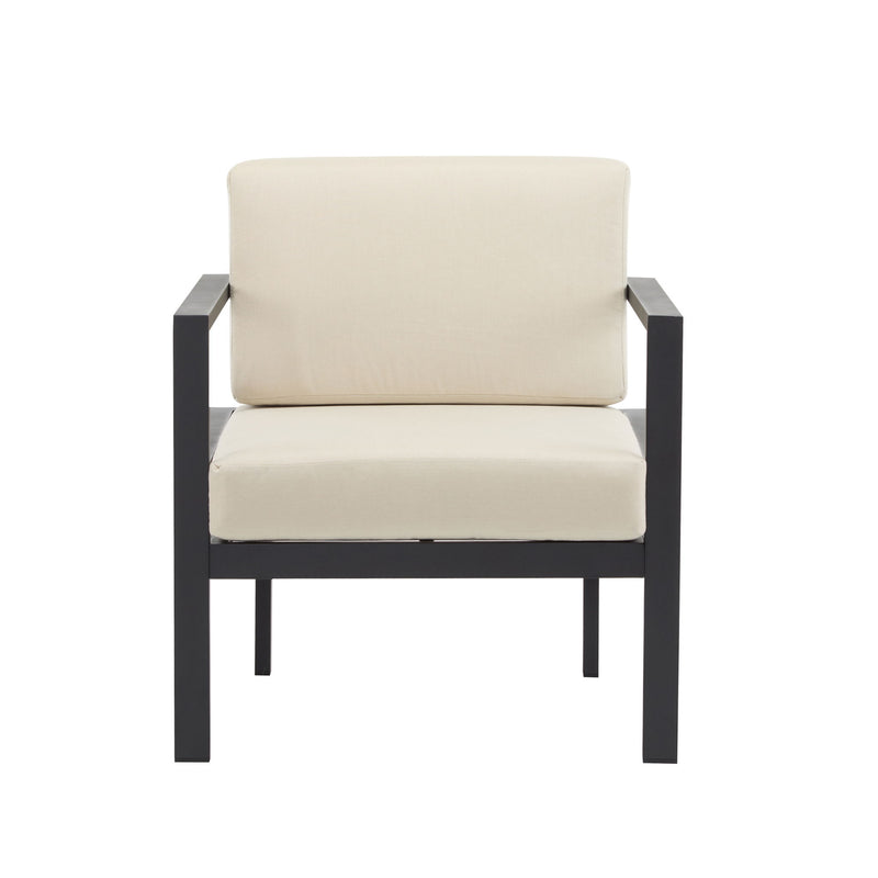 Modern Outdoor Lounge Chair With Aluminum Frame And Weather Resistant Cushions - R&R Furniture Gallery (Fountain Valley, CA)