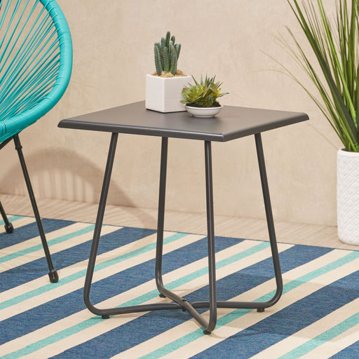 Alder - Side Table - Gray - R&R Furniture Gallery (Fountain Valley, CA)