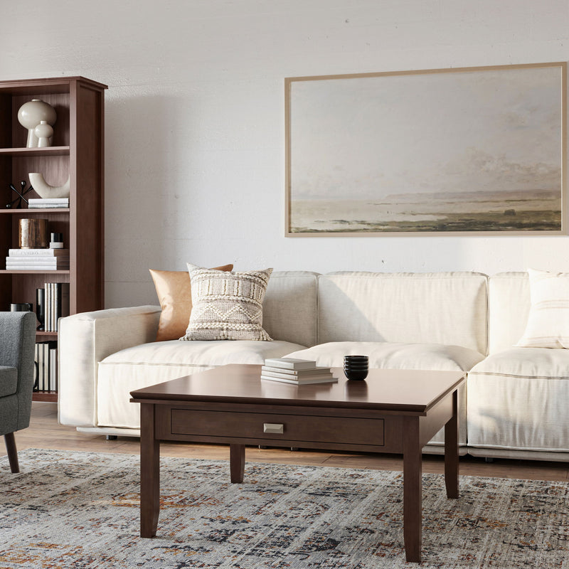 Artisan - Square Coffee Table - Russet Brown - R&R Furniture Gallery (Fountain Valley, CA)