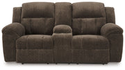 Frohn - Dbl Reclining Loveseat With Console - R&R Furniture Gallery (Fountain Valley, CA)
