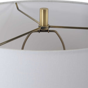 Meltdown - Ivory Teal Table Lamp