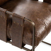 Strapling - Leather Dining Chair - R&R Furniture Gallery (Fountain Valley, CA)