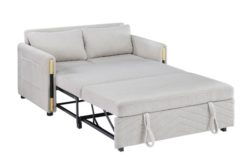 Percy - Teddy Sleeper Loveseat With Dual-Pull Sleeper Design - R&R Furniture Gallery (Fountain Valley, CA)