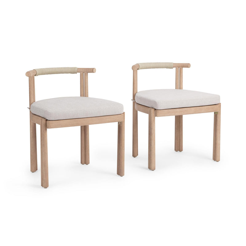 Oliver - Outdoor Dining Chair (Set of 2) - Butterscotch - R&R Furniture Gallery (Fountain Valley, CA)