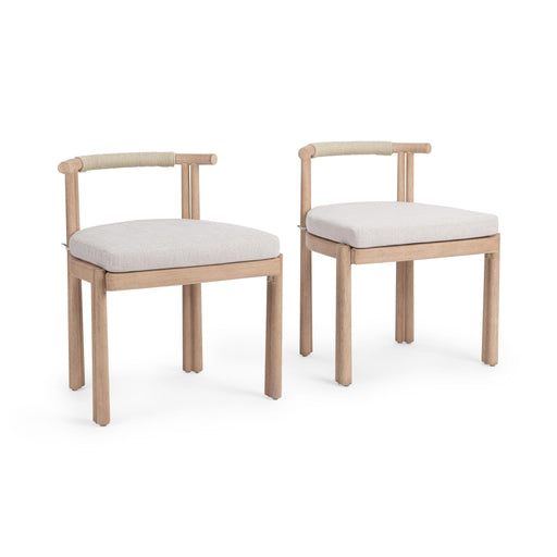 Oliver - Outdoor Dining Chair (Set of 2) - Butterscotch - R&R Furniture Gallery (Fountain Valley, CA)