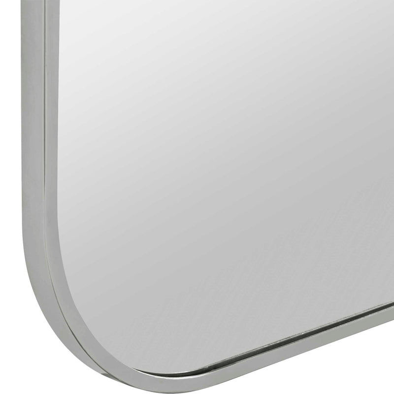 Uttermost Taft wall mirror with a sleek, modern frame and clear reflective glass, ideal for contemporary home decor.