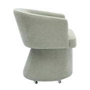 Kristen - Upcycled Chenille Rolling Desk Chair - R&R Furniture Gallery (Fountain Valley, CA)