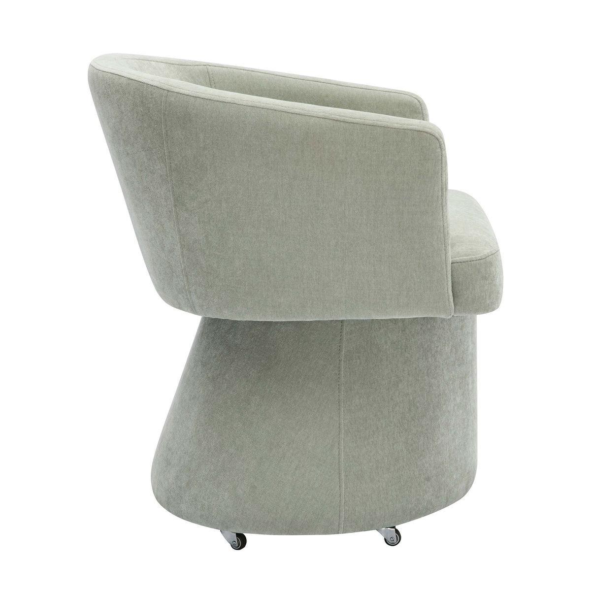 Kristen - Upcycled Chenille Rolling Desk Chair - R&R Furniture Gallery (Fountain Valley, CA)