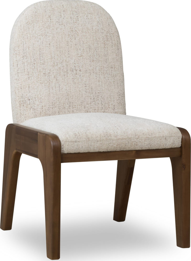 Xolani Chenille Upholstered Dining Chair in Chinchilla and Impala