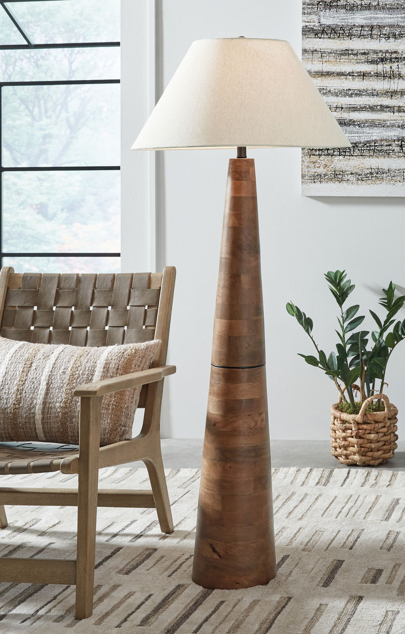 Danset - Wood Lamp - R&R Furniture Gallery (Fountain Valley, CA)