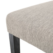 Contemporary Noble House dining chair with upholstered seat and tapered wooden legs, part of a stylish chair set.