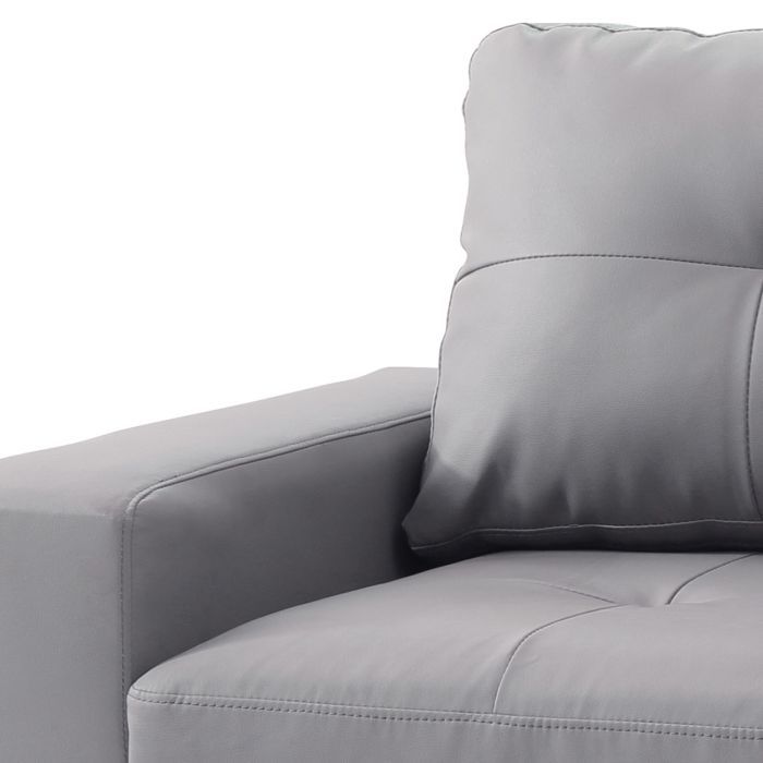 Glory Furniture upholstered track arm loveseat with cozy cushioning and modern design in a compact stationary style.